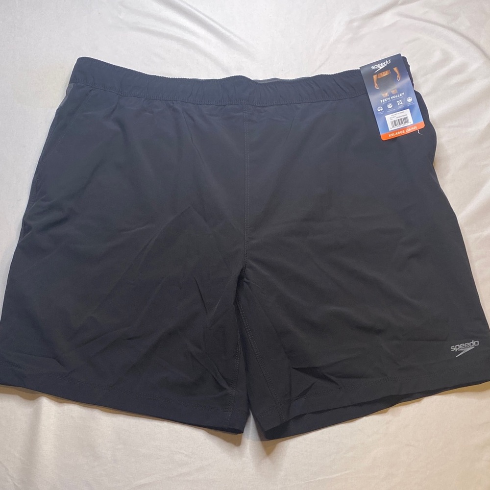 Speedo Men's Swim Tech Volley‎ Black Shorts